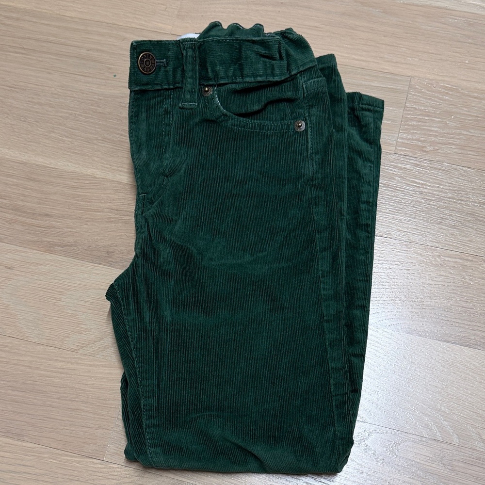 Crewcuts Forest Green Corduroy Pants